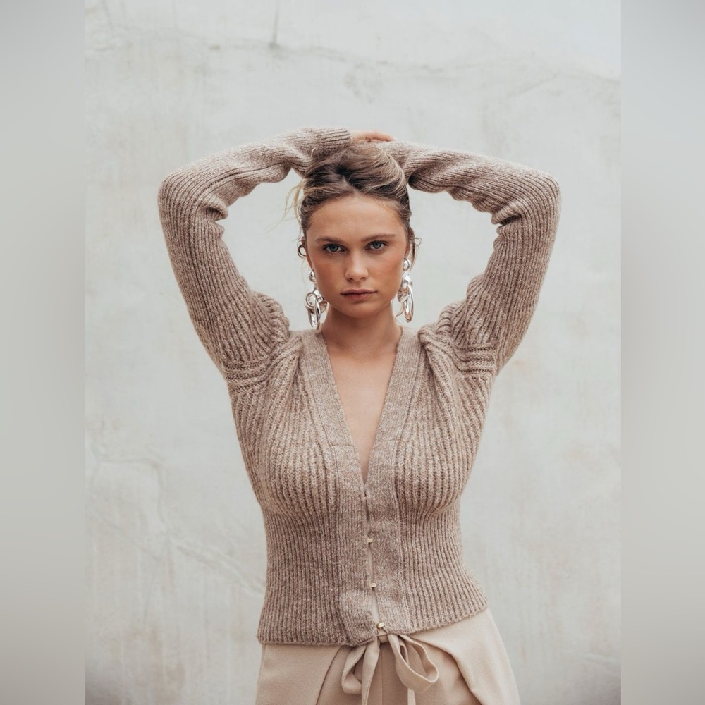 Cult Gaia mohair cardigan
